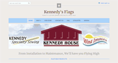 Desktop Screenshot of kennedysflags.com
