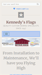 Mobile Screenshot of kennedysflags.com